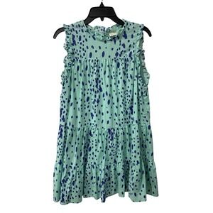 Anthropologie PINCH Large Dress Tiered Ruffle Babydoll Fit & Flare Boho Feminine